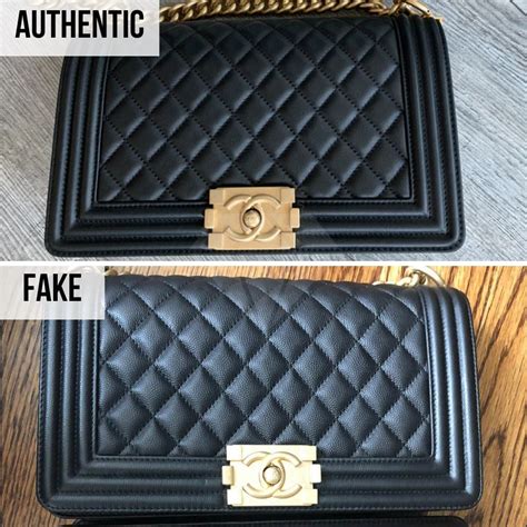 how to spot fake chanel boy bag|real authentic chanel handbags.